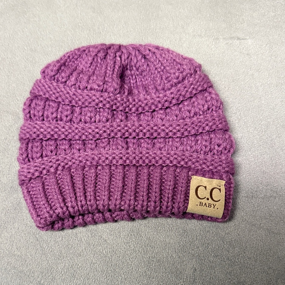 Purple Knit Beanie